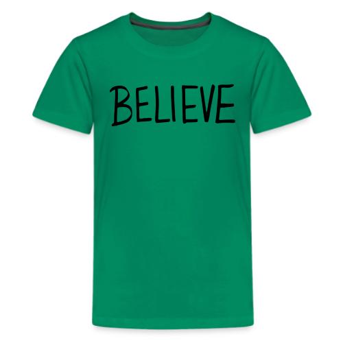 Believe (on Gold) - Kids' Premium T-Shirt