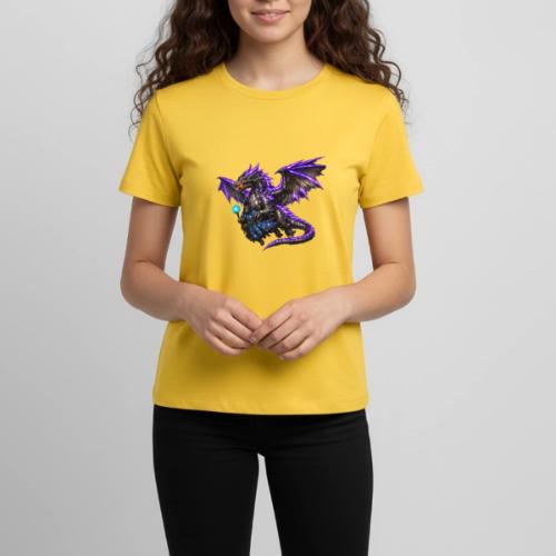 Neon Dragon and Battle Mage - Kids' Premium T-Shirt