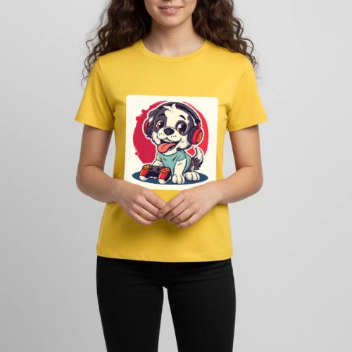 Puppy: Playful Paws Gaming Buddy - Kids' Premium T-Shirt