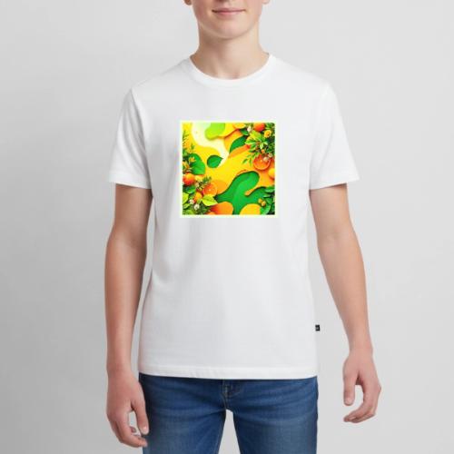 Fresh Citrus Summer Vibes Art - Kids' Premium T-Shirt