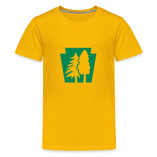 PA Keystone w/trees - Kids' Premium T-Shirt