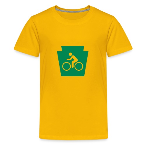 PA Keystone w/Bike (bicycle) - Kids' Premium T-Shirt