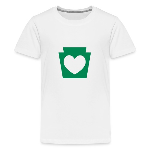 Love/Heart PA Keystone - Kids' Premium T-Shirt