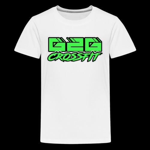 Electrifying Green Half G2G Logo - Kids' Premium T-Shirt