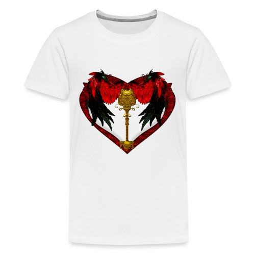 Angela's Valentine Heart - Kids' Premium T-Shirt