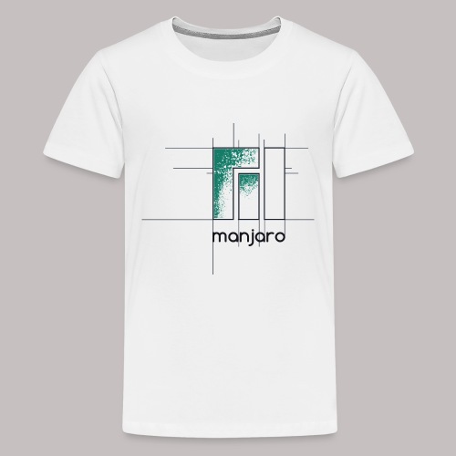 Manjaro Logo Draft - Kids' Premium T-Shirt