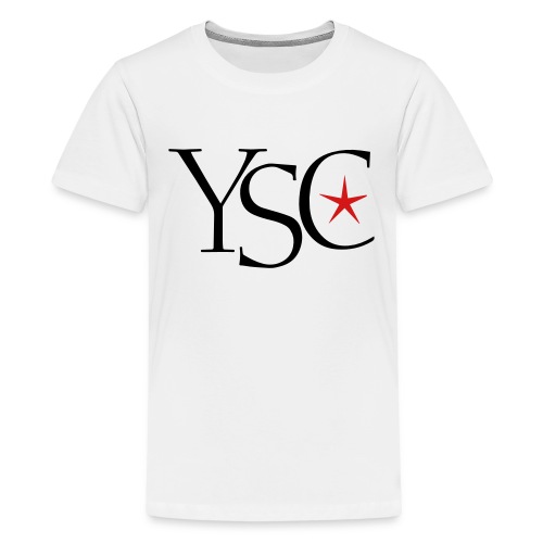 ysc initials red star - Kids' Premium T-Shirt