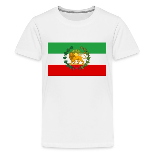 Flag of Iran Lion and Sun - Kids' Premium T-Shirt