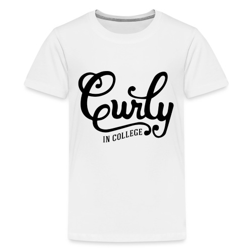 CurlyInCollege - Kids' Premium T-Shirt
