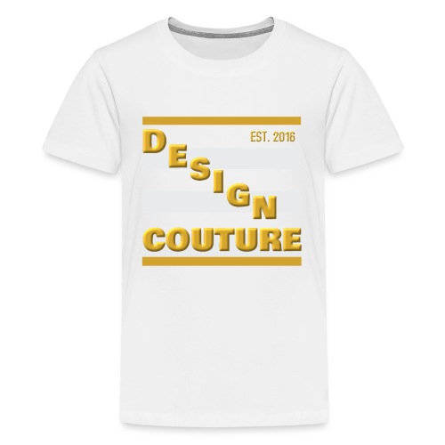 DESIGN COUTURE EST 2016 GOLD - Kids' Premium T-Shirt