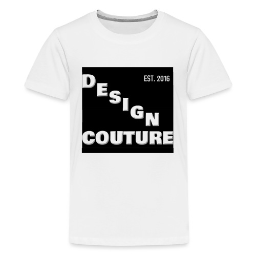 DESIGN COUTURE EST 2016 WHITE - Kids' Premium T-Shirt