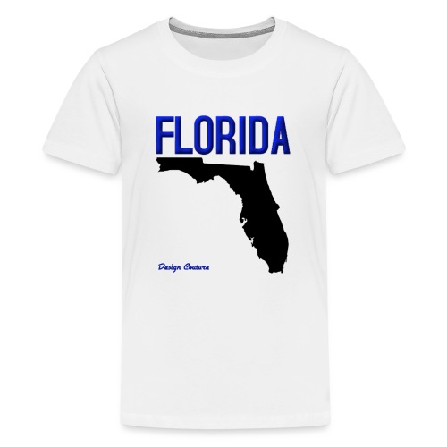 FLORIDA REGION MAP BLUE - Kids' Premium T-Shirt