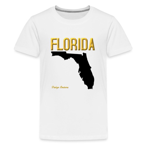 FLORIDA REGION MAP GOLD - Kids' Premium T-Shirt