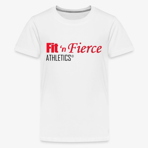 Fit 'n Fierce name only - Kids' Premium T-Shirt