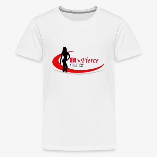 Fit 'n Fierce Athletics full logo - Kids' Premium T-Shirt