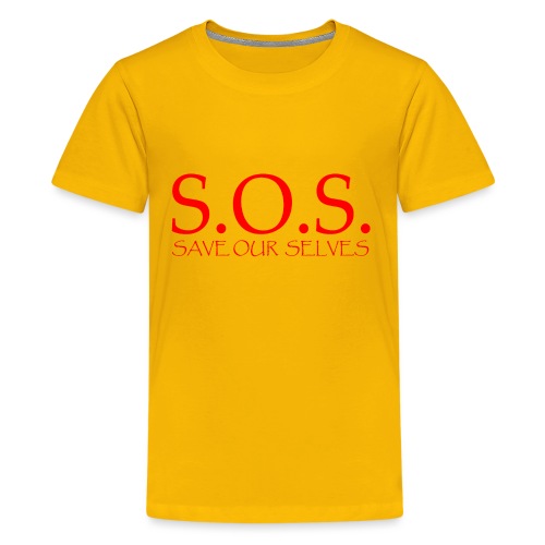 sos no emotion red - Kids' Premium T-Shirt