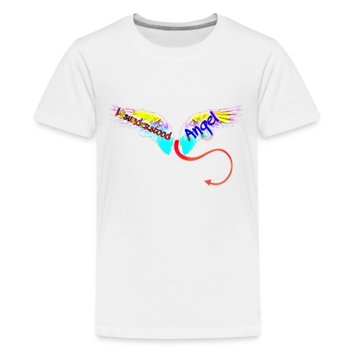 Misunderstood Angel (Angel Wings) - Kids' Premium T-Shirt
