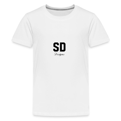 SD Designs blue, white, red/black merch - Kids' Premium T-Shirt