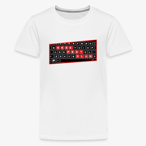 Keyboard PC Red - Kids' Premium T-Shirt