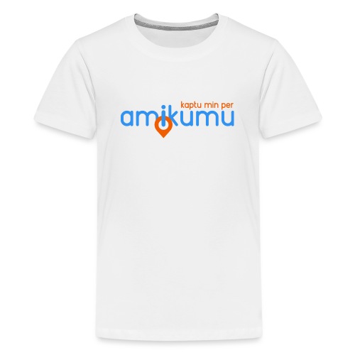 Kaptu min per Amikumu Blua - Kids' Premium T-Shirt