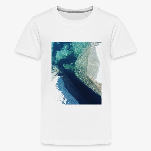 Rock underwater in New Zealand - Kids' Premium T-Shirt