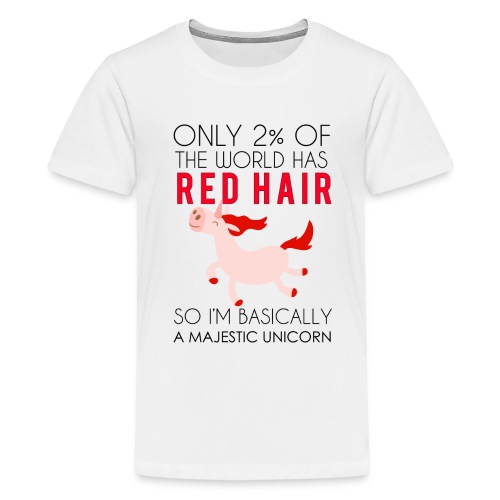 redhead unicorn shirt - Kids' Premium T-Shirt