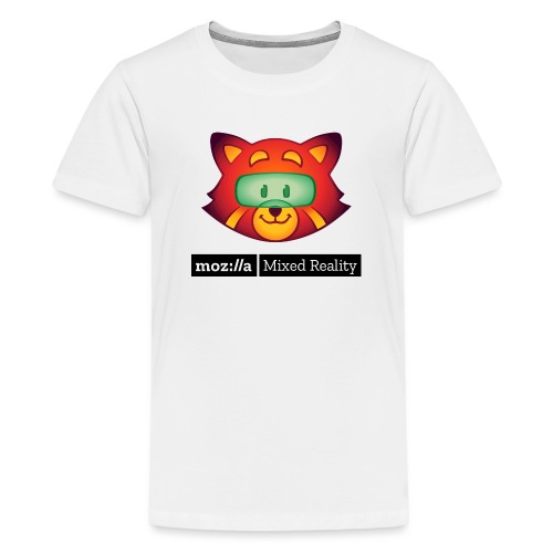 Foxr Head (black MR logo) - Kids' Premium T-Shirt