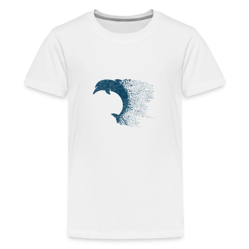 South Carolina Dolphin in Blue - Kids' Premium T-Shirt