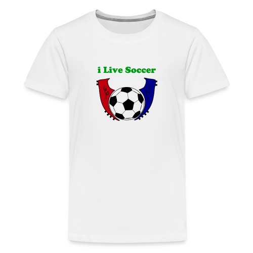 i live soccer shirt - Kids' Premium T-Shirt