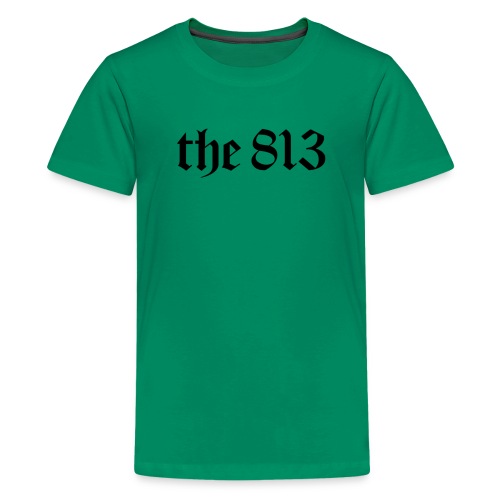 The 813 in Black Lettering - Kids' Premium T-Shirt