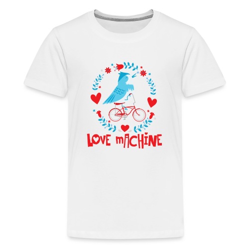 Cute Love Machine Bird - Kids' Premium T-Shirt