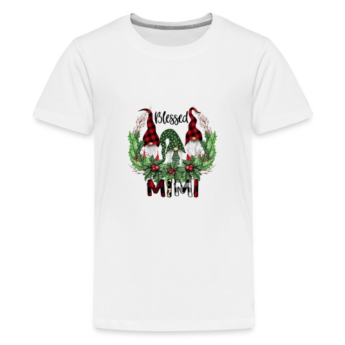 Blessed Mimi Christmas Gnome Grandma Gift shirt - Kids' Premium T-Shirt