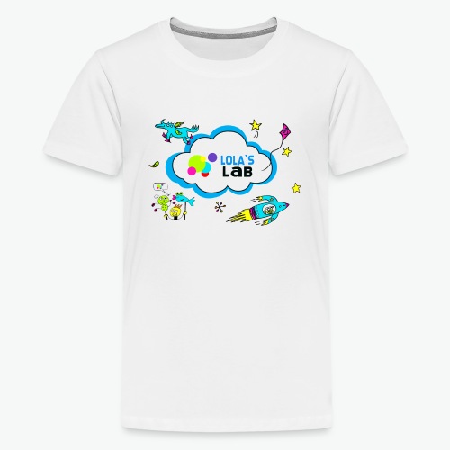 Lola's Lab illustrated logo tee - Kids' Premium T-Shirt