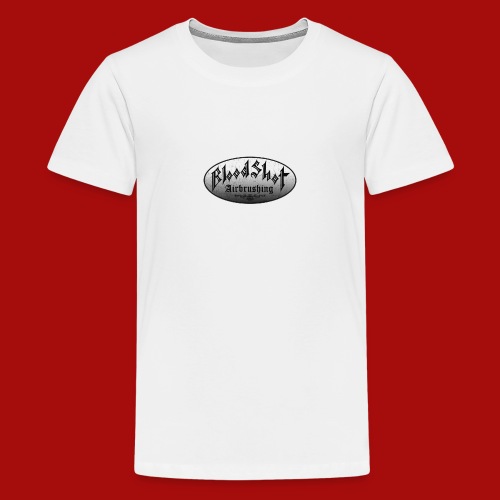 BloodShot Logo Black/White - Kids' Premium T-Shirt