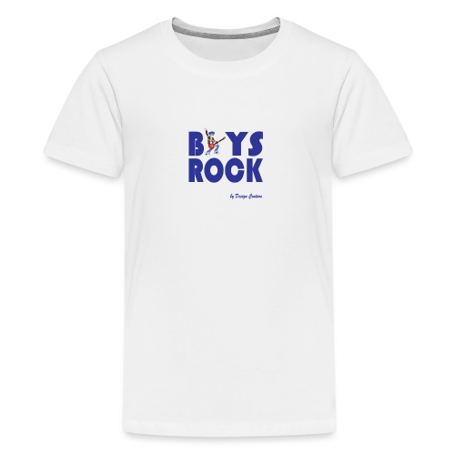 BOYS ROCK BLUE - Kids' Premium T-Shirt