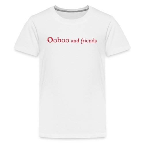 ooboo logo spreadshirt 01 png - Kids' Premium T-Shirt
