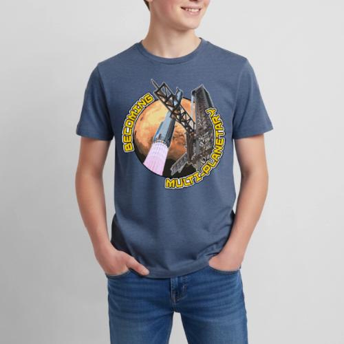 Becoming Multiplanetary Original Tony Bela Design! - Kids' Premium T-Shirt
