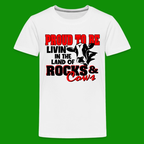 Livin' in the Land of Rocks & Cows - Kids' Premium T-Shirt