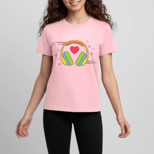 ❤️ + 🎧 - Kids' Premium T-Shirt