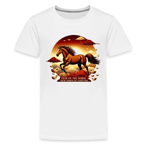 Year of the Horse Sunrise T Shirt, Lunar New Year - Kids' Premium T-Shirt