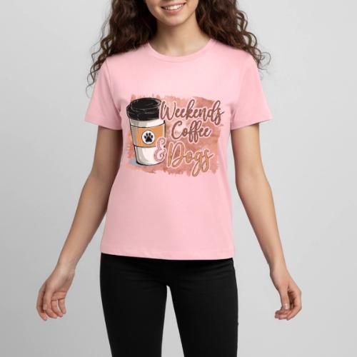 Weekends Coffee And Dogs - Kids' Premium T-Shirt
