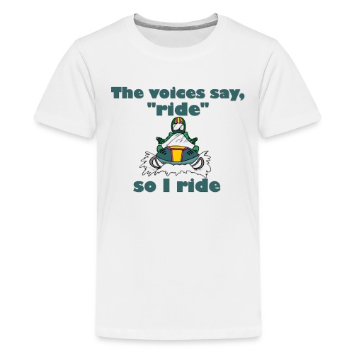 Voices Say Ride - Kids' Premium T-Shirt