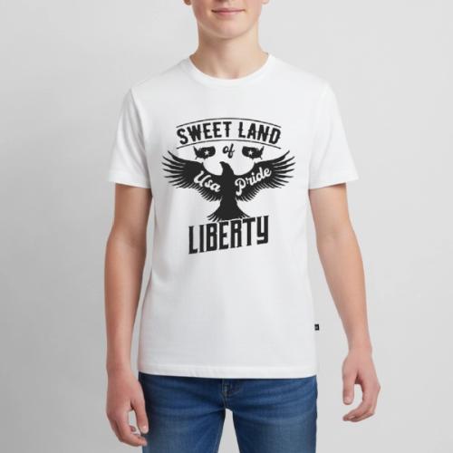 Sweet land of USA Pride Liberty - Kids' Premium T-Shirt
