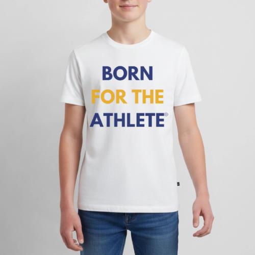Born for the Athlete, Blue/Yellow - Kids' Premium T-Shirt