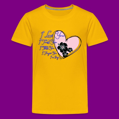 Ho'opono'ono - I Love You - Kids' Premium T-Shirt