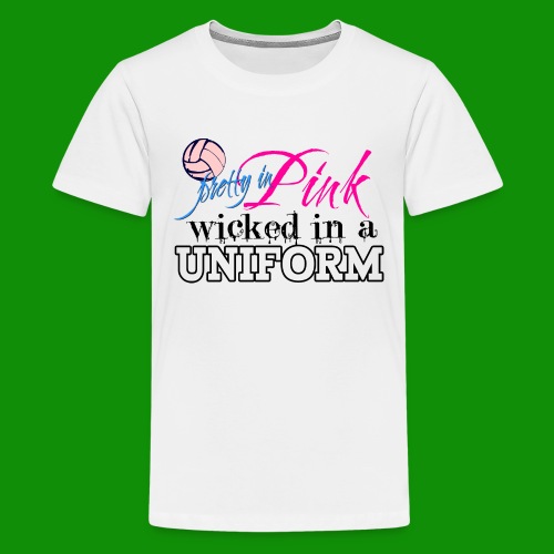Wicked in Uniform Volleyball - Kids' Premium T-Shirt