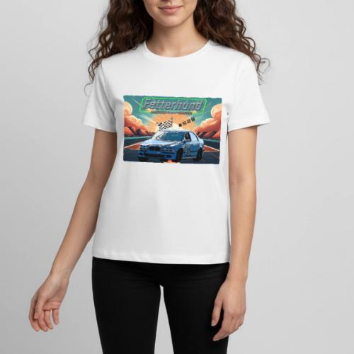 Fetterhund Motorsports with racecar - Kids' Premium T-Shirt