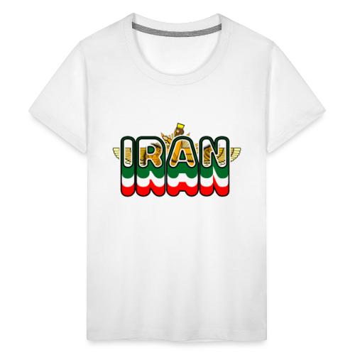 Iran Lion Sun Farvahar - Kids' Premium T-Shirt