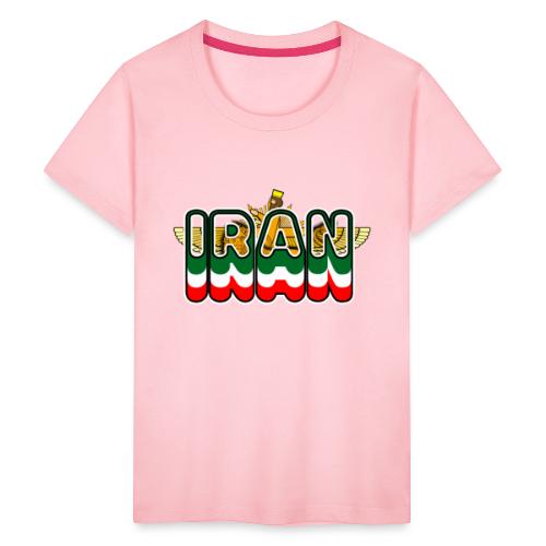 Iran Lion Sun Farvahar - Kids' Premium T-Shirt