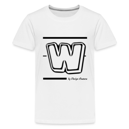 W WHITE - Kids' Premium T-Shirt